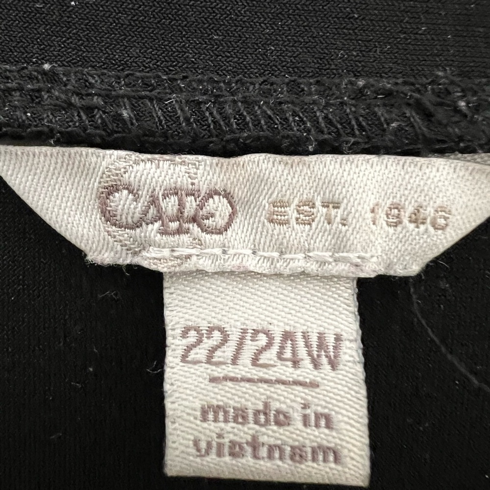 🔥🔥CATO LADYS BLOUSE STYLISH SIZE 22/24W A POLY. SPANDEX BLEND.☑️ - Picture 6 of 7